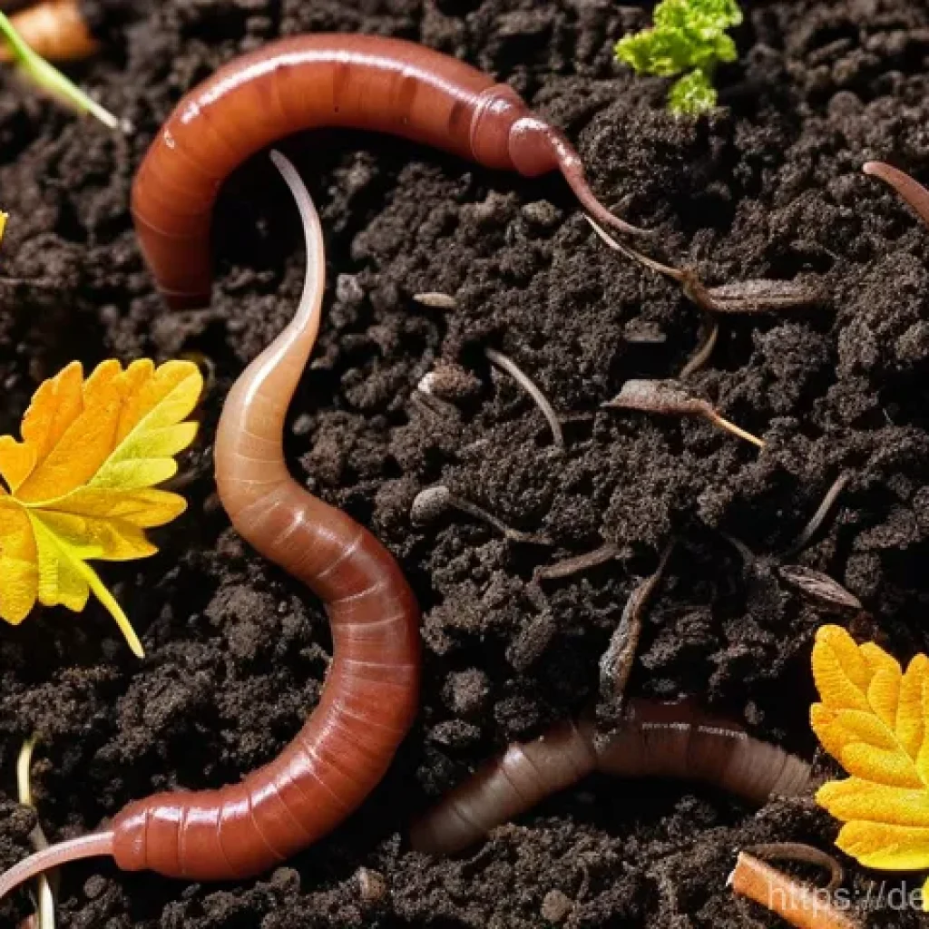 퇴비화 시스템의 품질 관리 방안 - **Prompt:** A close-up, vibrant and healthy compost pile. The compost is dark, rich brown to black i...